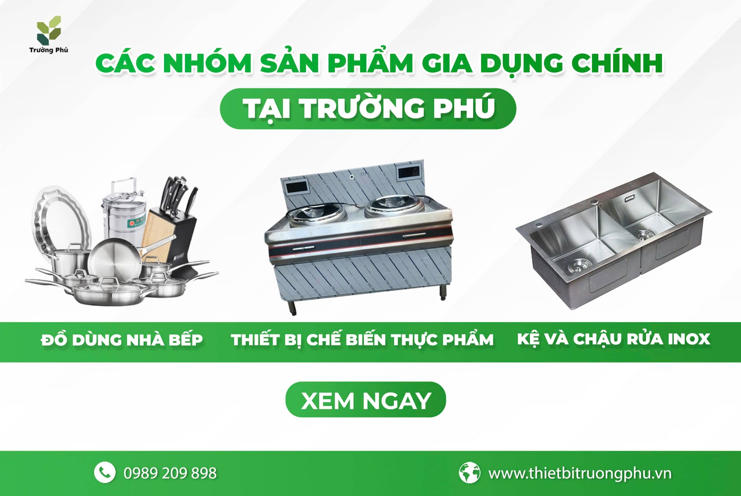 Điểm qua các nhóm sản phẩm gia dụng chính tại Trường Phú