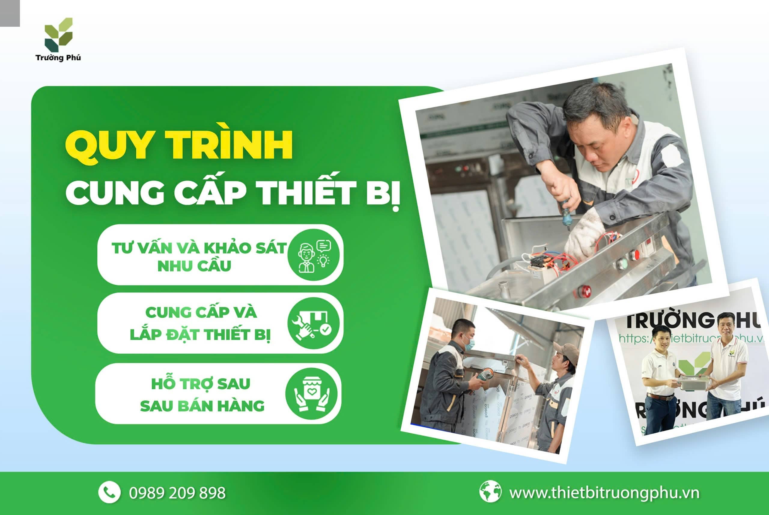 Cùng tìm hiểu quy trình cung cấp thiết bị của Trường Phú