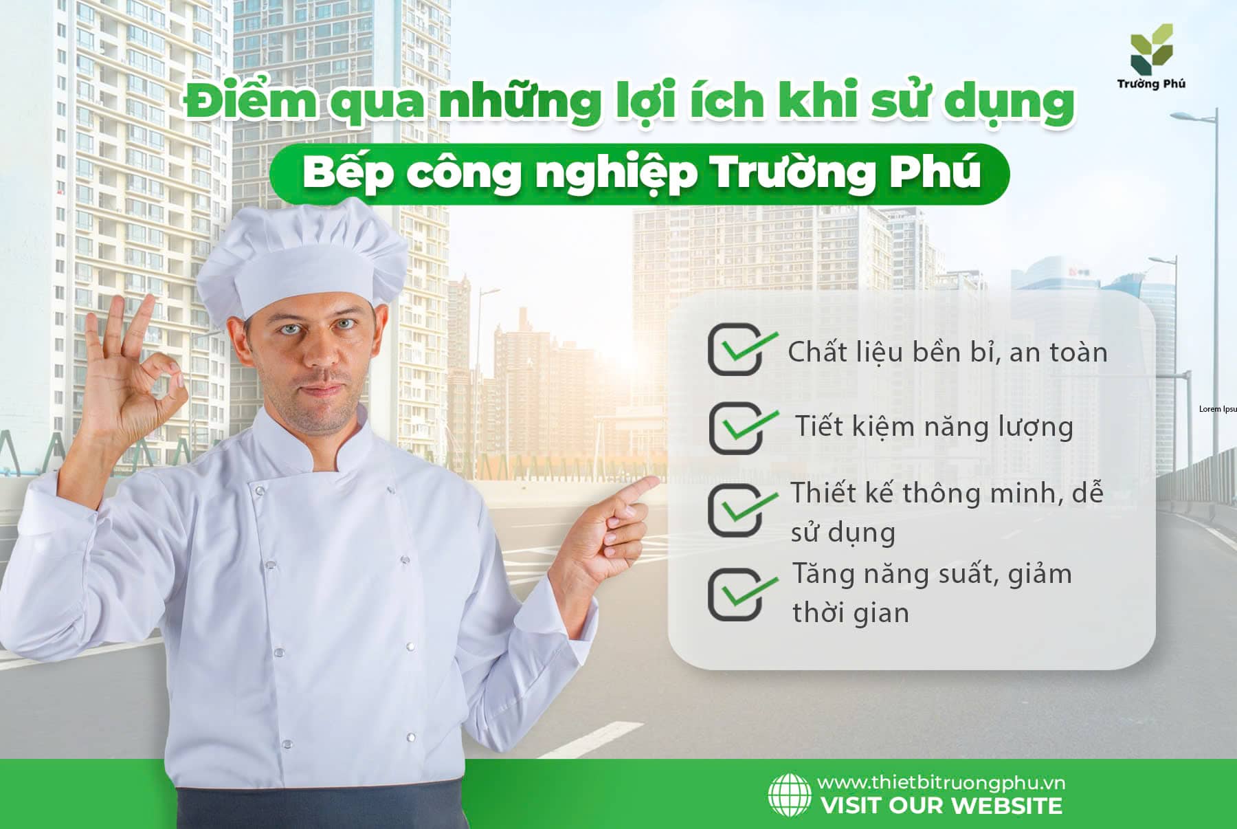 Điểm qua những lợi ích tuyệt vời khi sử dụng sản phẩm bếp công nghiệp Trường Phú