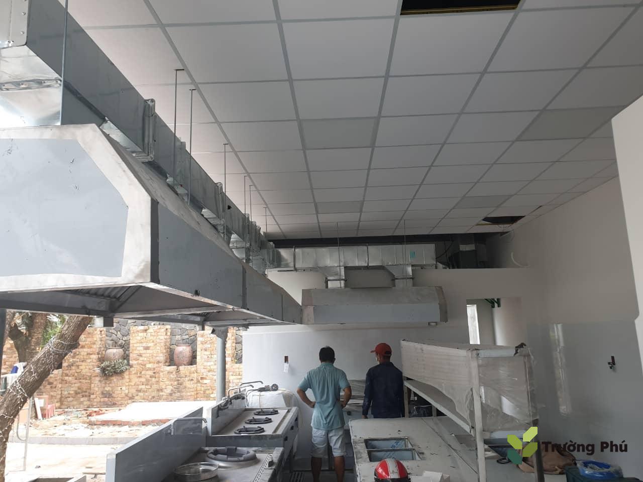 Hệ thống hút mùi tại Nhà hàng king beer Quảng Ngãi