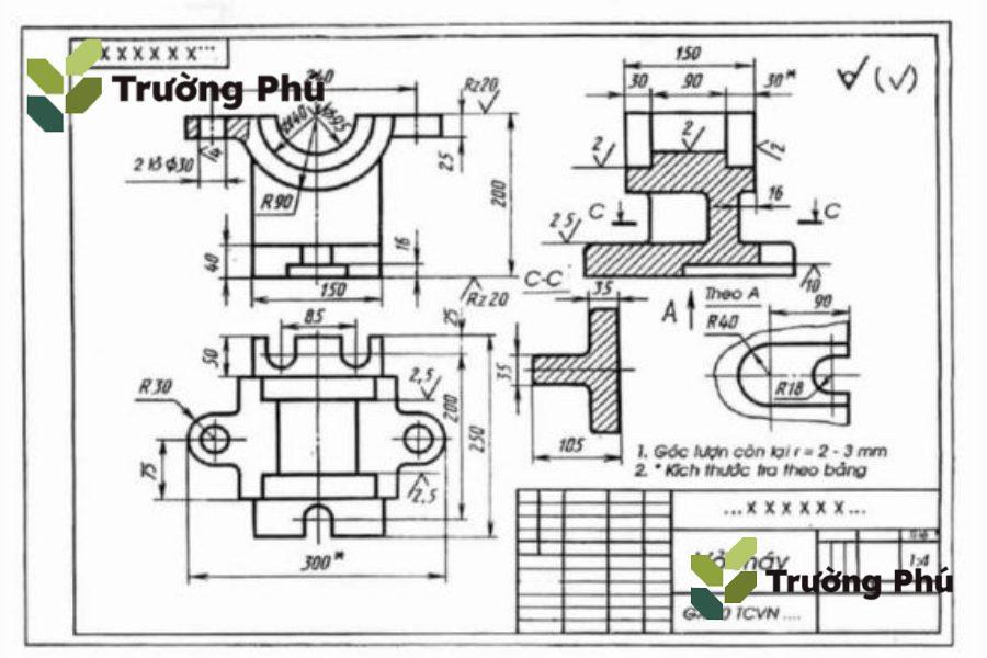 Gia công chi tiết cơ khí theo bản vẽ tại Trường Phú, nhận theo file hoặc mẫu thực tế.